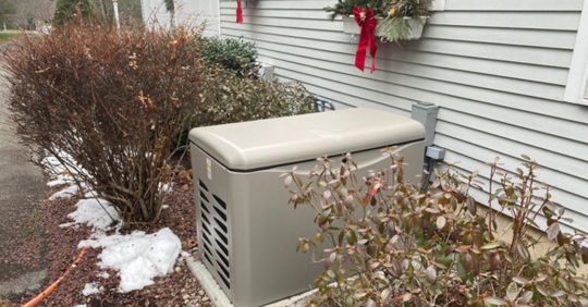 home generator during winter